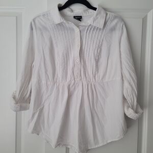 White Button-Up Blouse by Torrid 0X/12